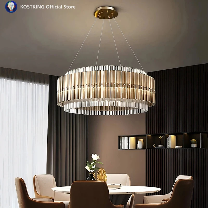 

Home Decoration Pendant Lights, Luxury Crystal Living Room Chandelier, Bedroom Pendant Lamp, Ceiling Light, Indoor Lighting