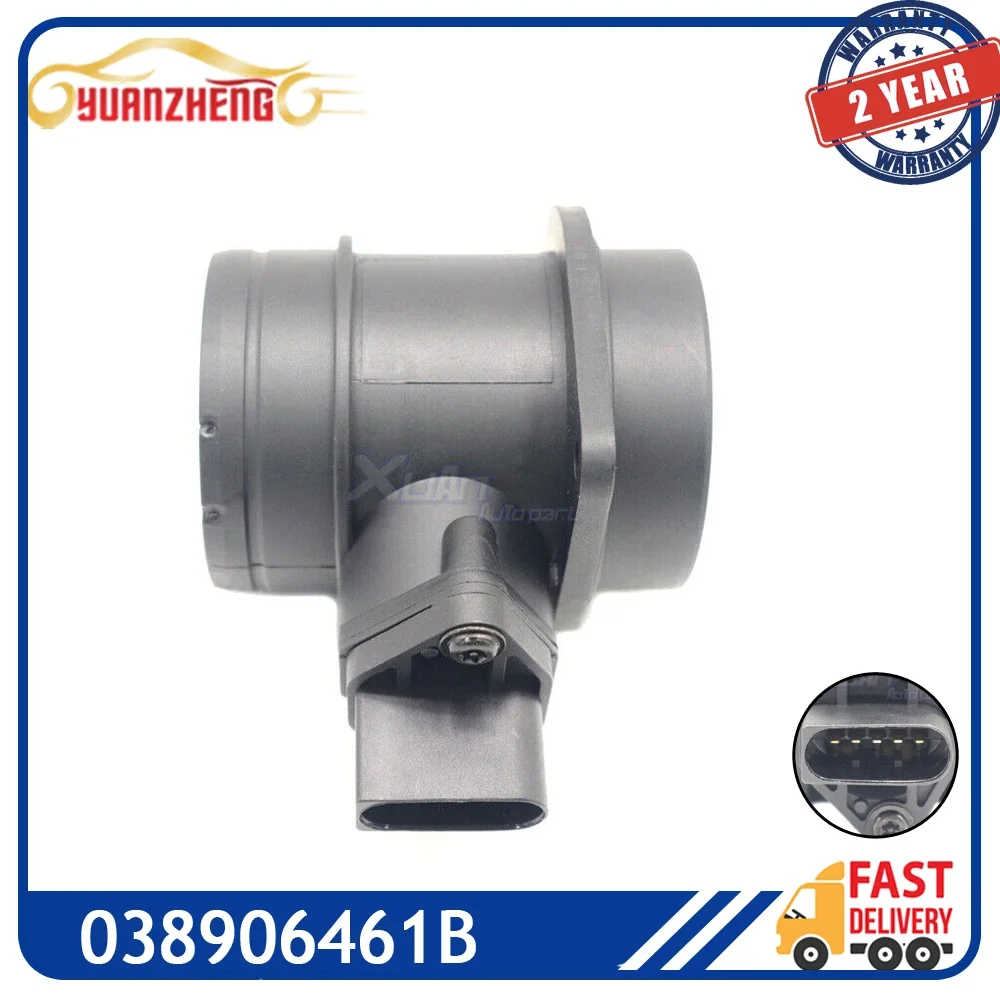 Car MAF MASS AIR FLOW METER SENSOR 038906461B Fit For Audi A3 A4 Seat Alhambra Altea XL Cordoba Ibiza Sportcoupe Leon Toledo