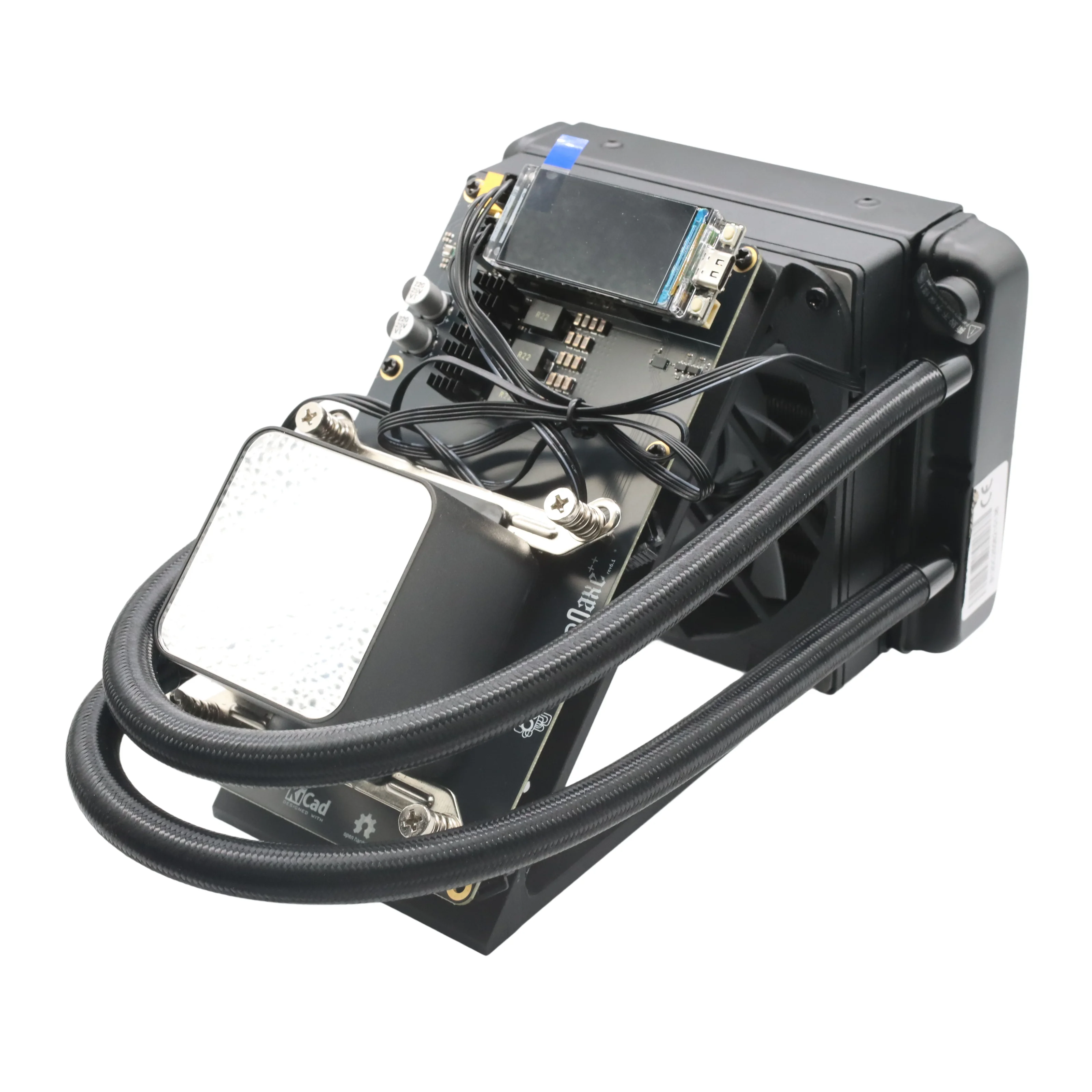 NerdQaxe ++ Rev6.1 Hydro 6Th/s Hashrate 100W كفاءة عالية SHA-256، آلة تعدين مفتوحة المصدر #6