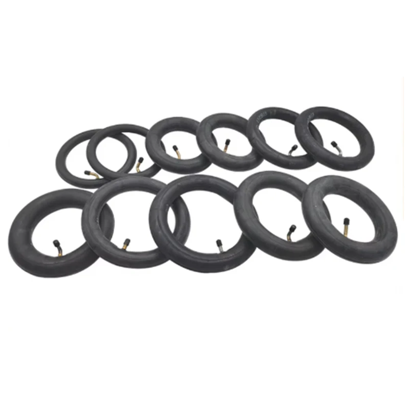 8.5x2 5x1 6x2 7x2 200x50 200x45 Inner Tube with Bent Valve 45/90 Degree  for Baby Stroller Pram Scooter 5/6/7/8 Camera