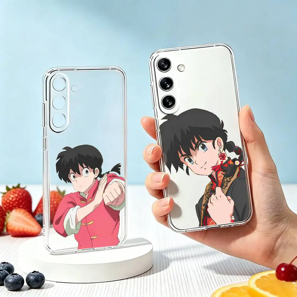 Saotome Ranma-A Akane-Tendo Phone Case For SamsungA10,12,20,21S,30,31,40,50,51,52,70,71 Transparent Cover