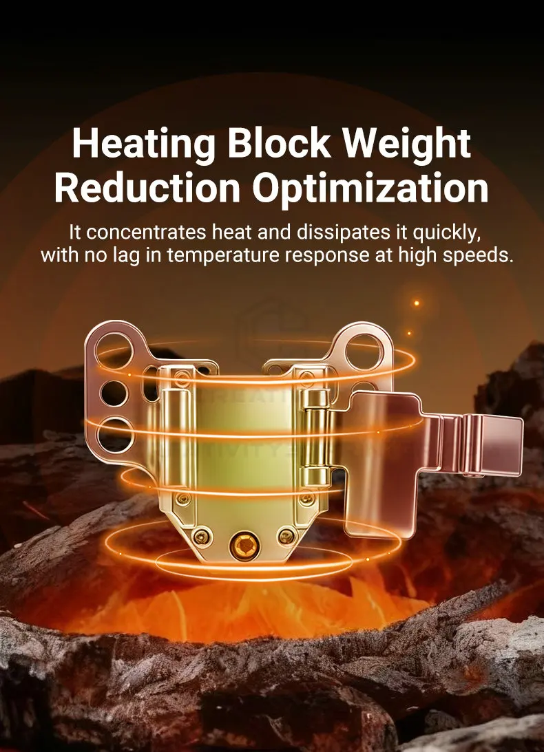 AD5X Hotend-Heizbaugruppe für Flashforge AD5X Heizkomponenten-Set mit Heizpatrone, Thermistor, AD5X Düse und Hotend-Teilen – Detail 3
