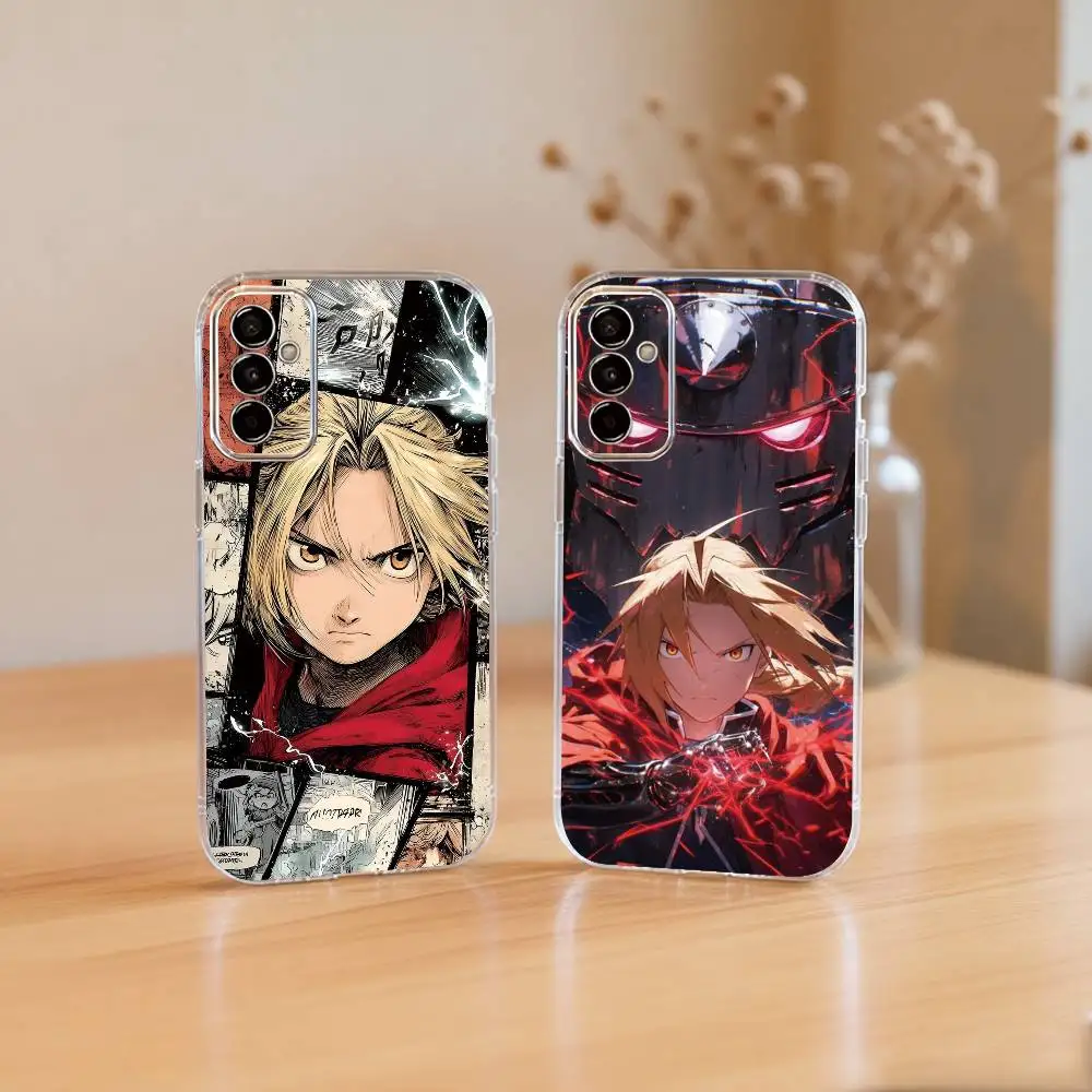 Fullmetal Alchemist Edward Elric Phone Case For SamsungA10,12,20,21S,30,31,40,50,51,52,70,71 Transparent Cover