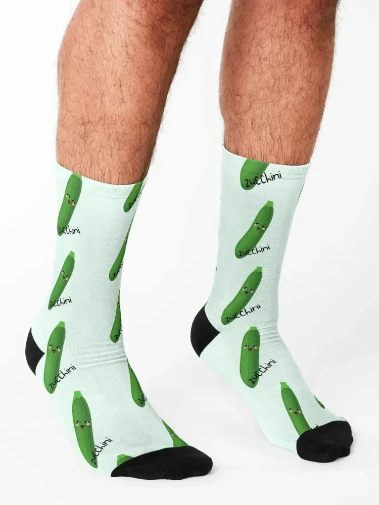 Funny Kawaii Zucchini Socks Running winter gifts crazy man Socks Women's Men's