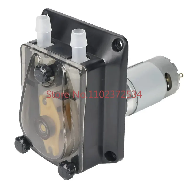 JIHPUMP Peristaltic Pump 12V Stepper Motor Peristaltic Pump 24V for Beverage Vending Machine Coffee Machine