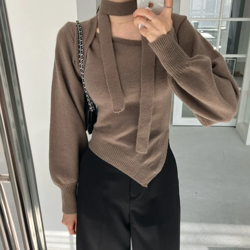 سترة نسائية من Thi Long Sve بتصميم شتوي أنيق ومتعددة الاستخدامات وفتحة شخصية دافئة مبطنة للتنقل فضفاضة