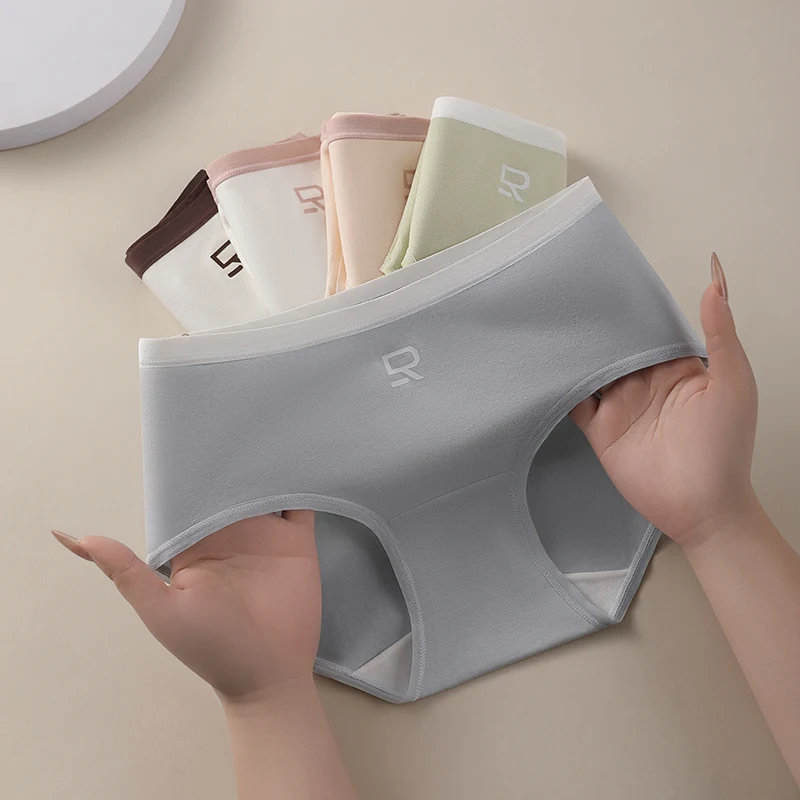 กางเกงในกางเกงผู้หญิงชุดชั้นในสตรีพลัสขนาดกางเกงชั้นในเซ็กซี่ชุดแพ็คชุดชั้นในผ้าฝ้ายสามเหลี่ยมกางเกงไม่มีรอยต่อ Intimates