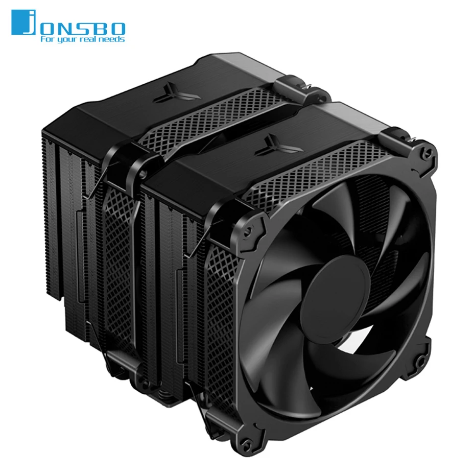 JONSBO HX7280 7 HeatPipe Dual Tower Air-cooled Radiator Desktop PC 14CM Quiet Fan CPU Cooler For LGA115x 1700 1200 2011 2066 AM4