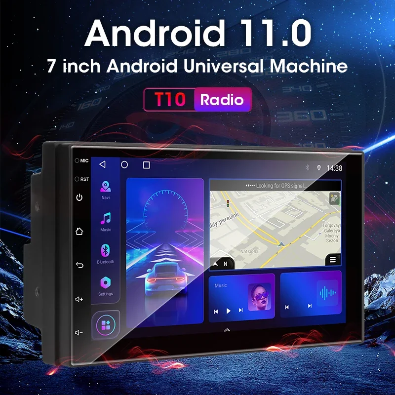 Universal 7 9 10″ 2 din Android 12 Car Radio Multimedia Video Player For Nissan Kia Honda Toyota Volkswagen 4G DSP Carplay Auto