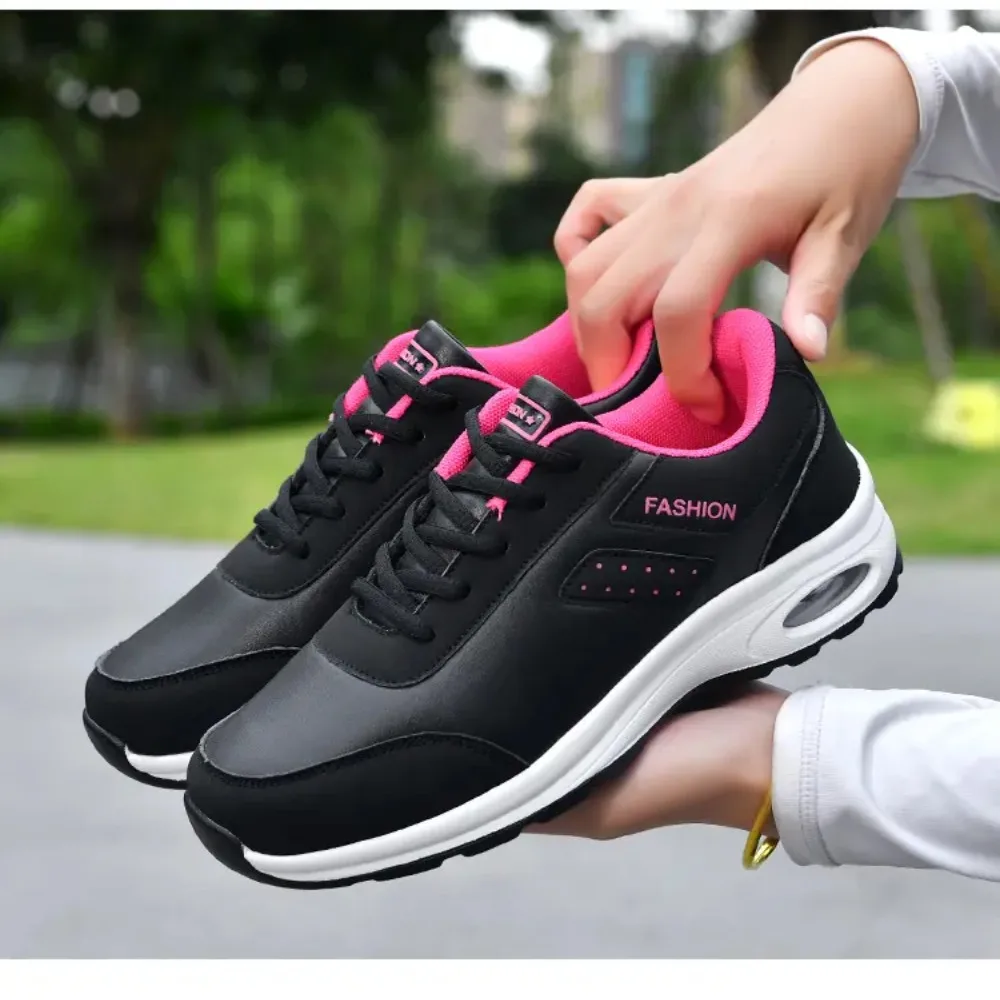 العلامة التجارية الرجال أحذية رياضية تنوعا وسادة هوائية احذية الجري الرجال منصة جلدية أحذية مفلكنة تنفس الرجال أحذية رياضية غير رسمية