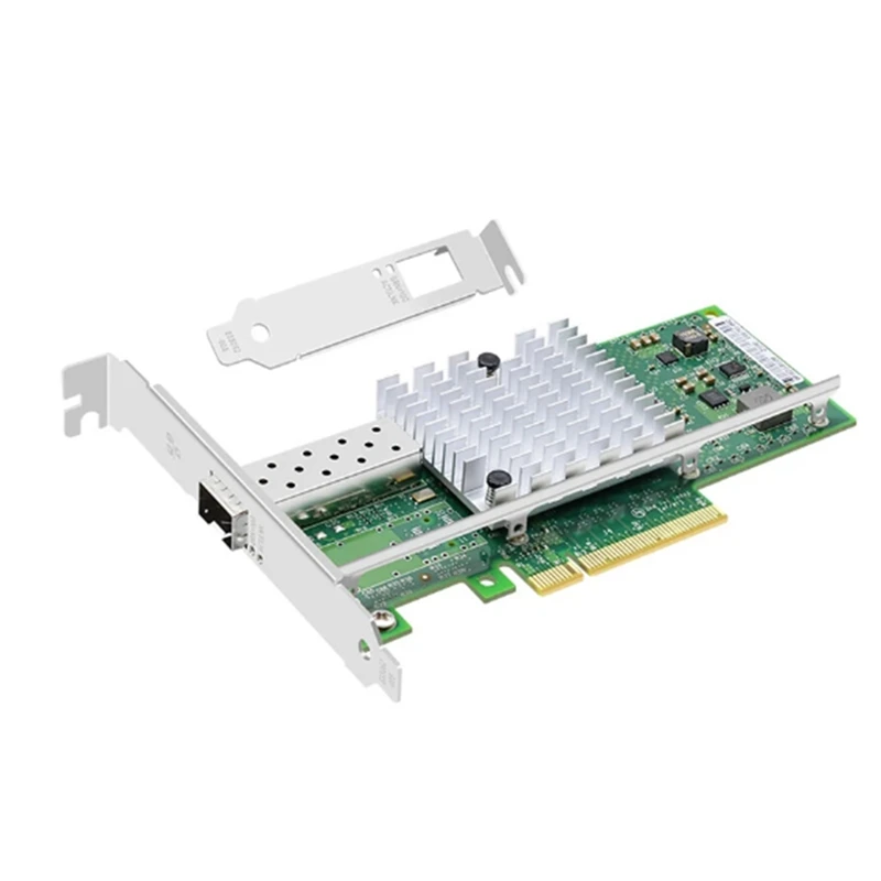 

10-гигабитная сетевая карта Ethernet Pci Express X8, один/двойной SFP + сетевой адаптер порта E10G41BTDA, прочный