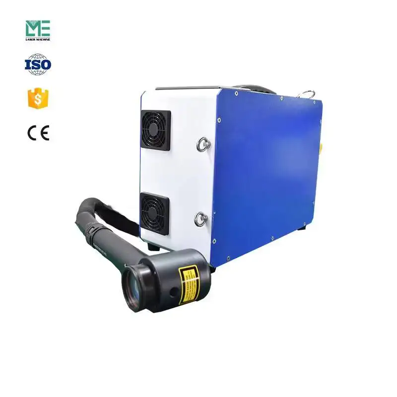 High Power Continuous Pulsed Fiber Laser Cleaner for Industrial rust Paint Glue and Plating Removal on Steel Aluminum