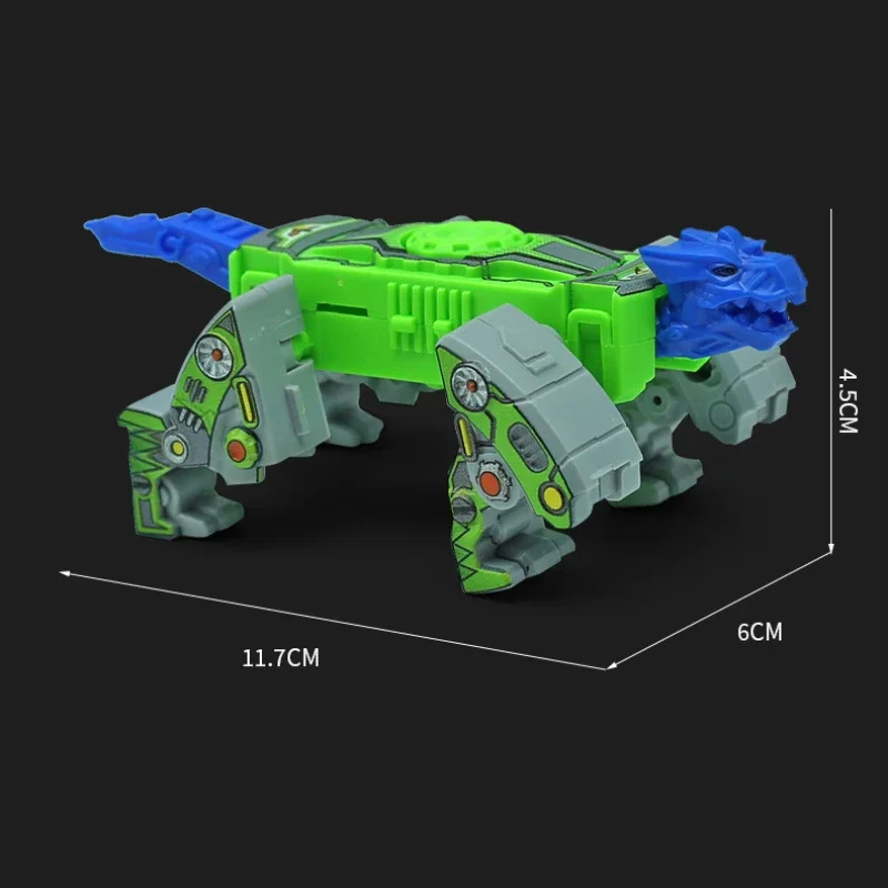 Nieuwe Creatieve Getransformeerde Fidget Spinner Dinosaurus Winkelwagen Volwassen Fidget Speelgoed EDC Kantoor Stress Relief Speelgoed Plastic Hand Spinner Geschenken