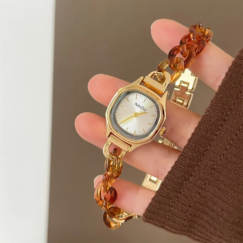 High-End Women's Watch Korean Style Student Quartz Watch Luxury Ladies Bracelet Wristwatch Fashionable Clock Gifts Dropshipping