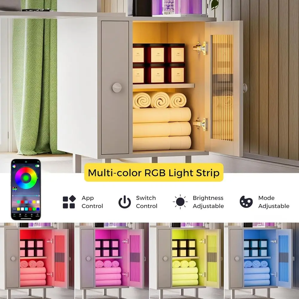 Escritorio para técnico de uñas iluminado por LED con recogida de polvo, estación de carga y soluciones de almacenamiento