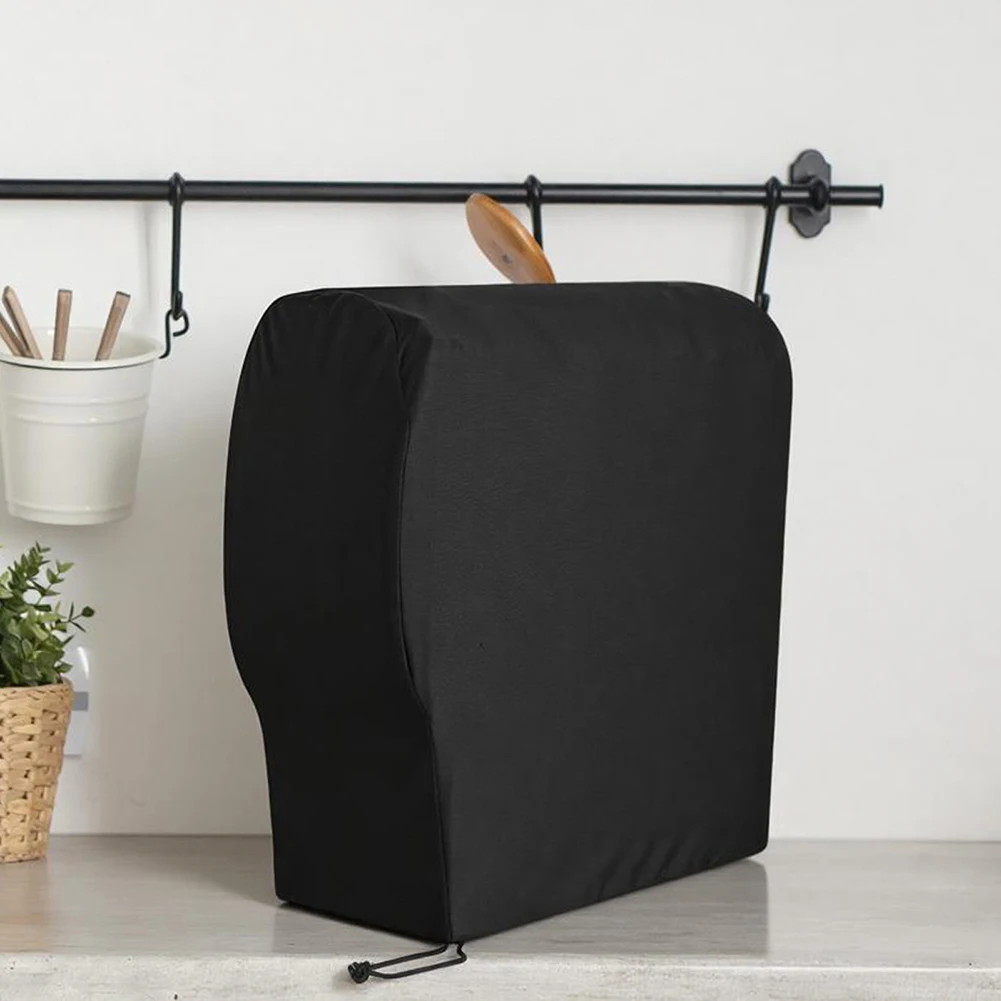 

Dust Cover For NinjaSlushi FS299 FS301 Drawstring Dust Cover Black For Slushie Machines Outdoors Dustproof For-Smart Accessories