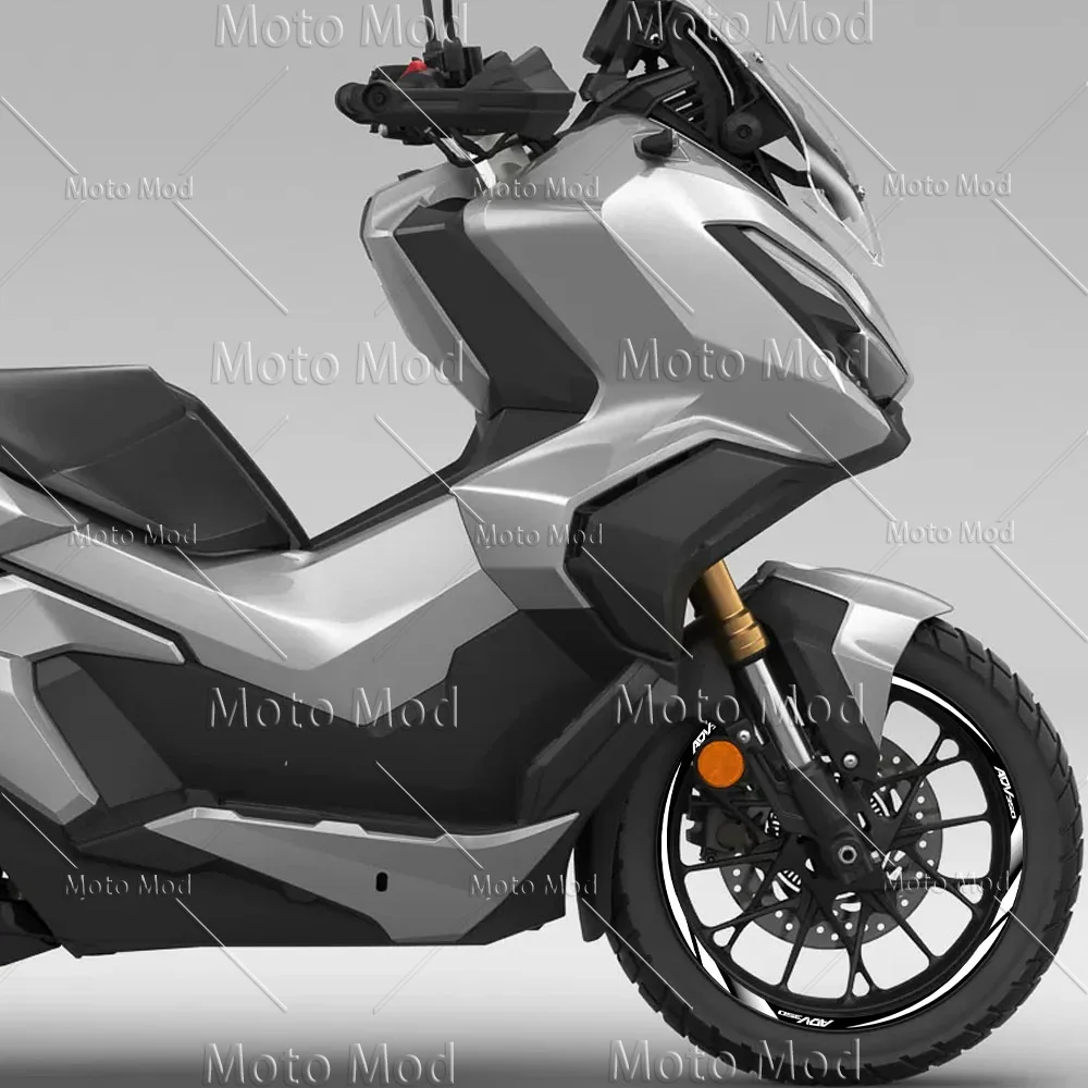 For ADV350 adv 350 Reflective Motorcycle Accessories Wheel Stickers Hub Decals Rim Stripe Tape