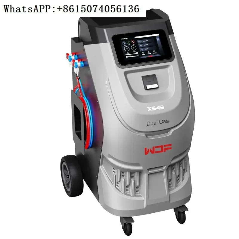 OEM X549 Automatic Automotive Air Conditioning AC R134A&R1234YF Refrigerant Recovery Gas Filling Machine Washing Machine