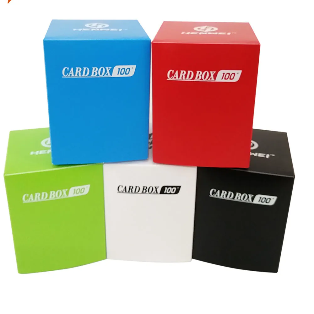 100+ Full Cover Portable Big Volumn Deck Box Multi-color TCG Cards Case for MGT/PKM/YGO PP Storage Box