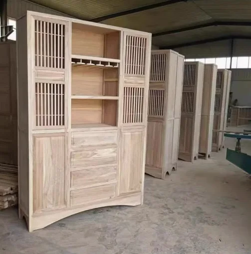 Customizable solid wood wine cabinet, wine rack, floor-to-ceiling solid wood display rack, rack display diagonal