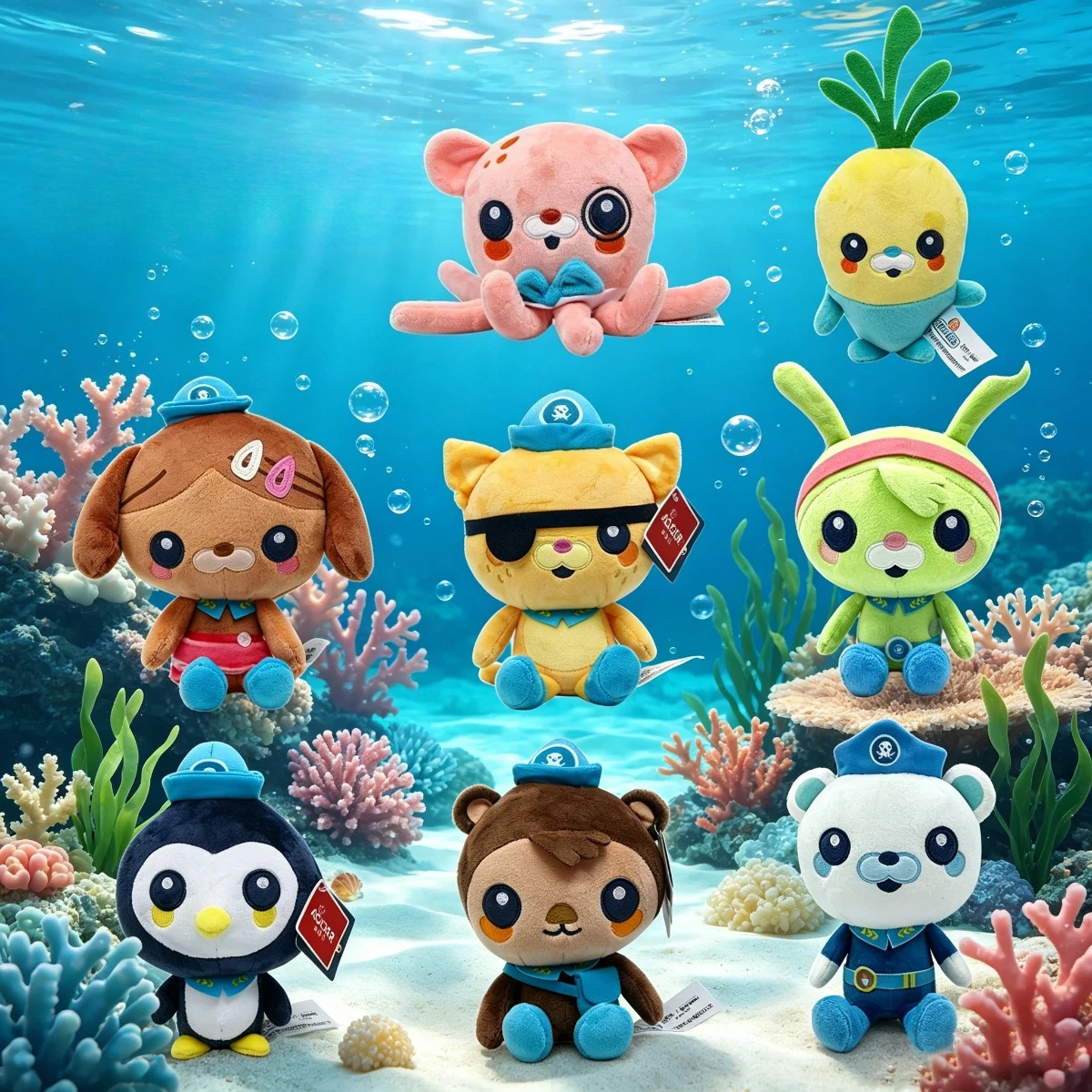 Oktonauten Cartoon Plüschtiere 20cm Barnacles Peso Kwazii Stofftiere Party-Geschenke