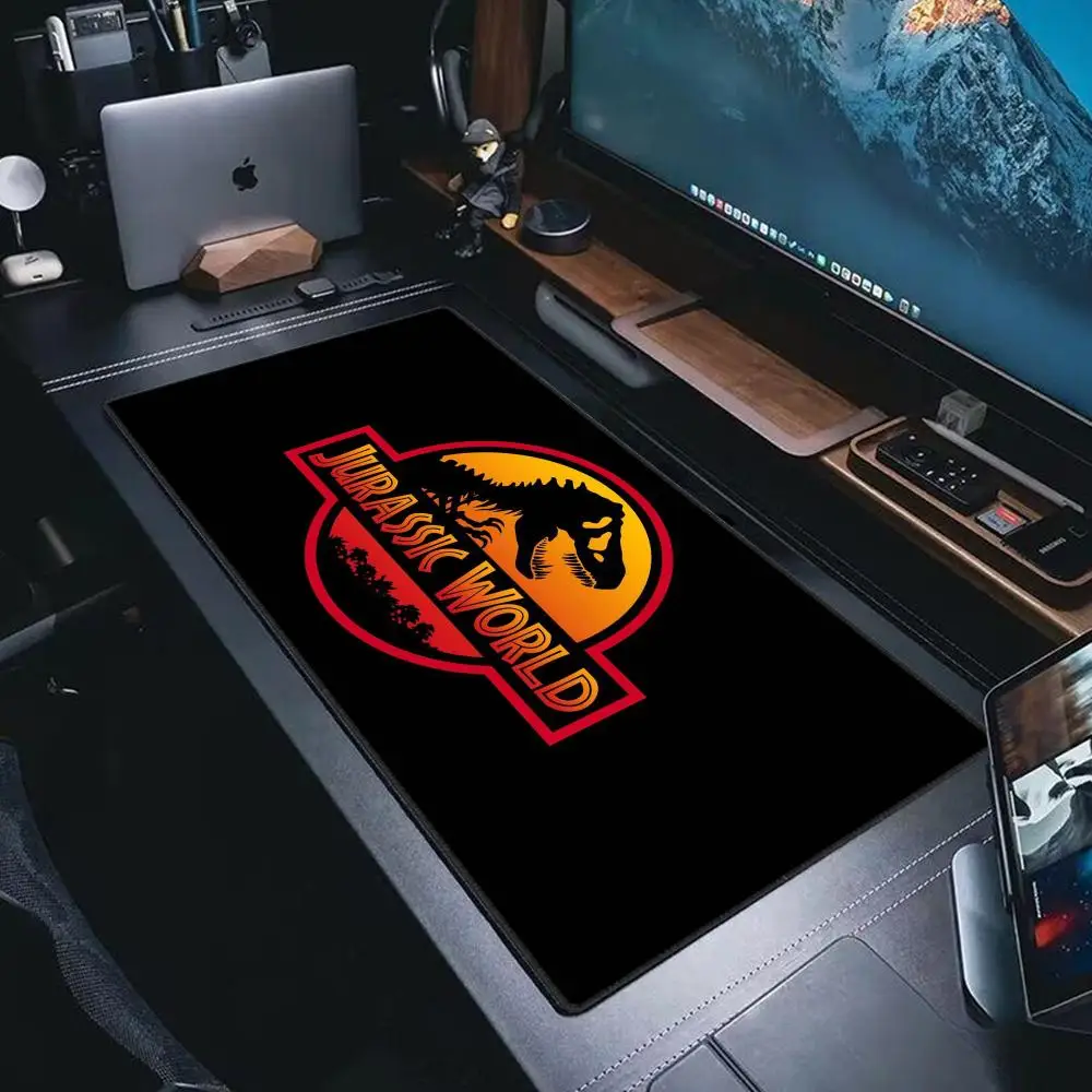 Large Mouse Pad Anime Gaming Mousepad Jurassic Park Mause Pad Gamer 90x40cm Mouse Mat Office Table Carpet PC Desk Play Mat