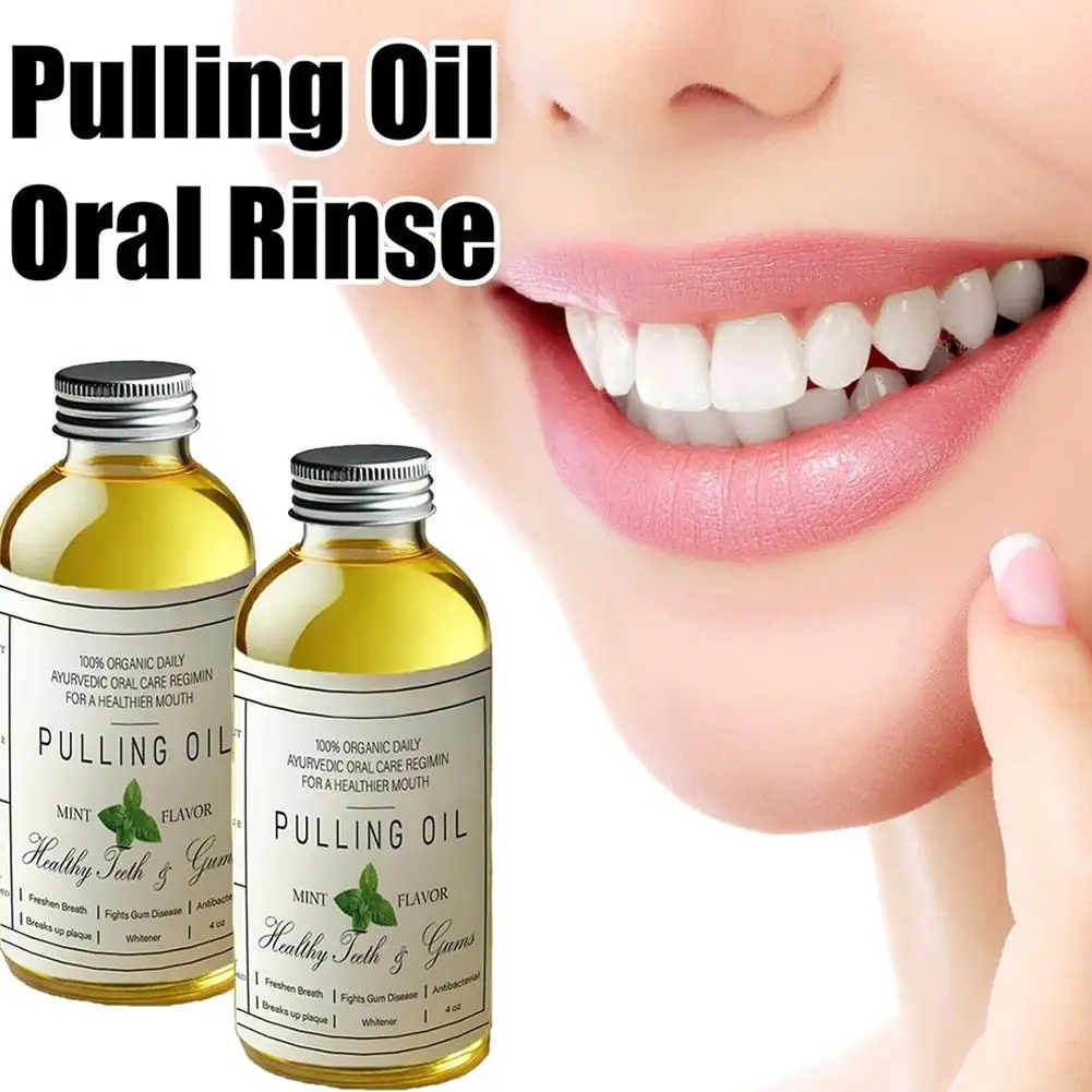 Coconut Mint Pulling Oil Mouthwash Alcohol-free Care Fresh Scraper Care Breath Mouth Dropshipping Teeth Whitening Health To E1A4