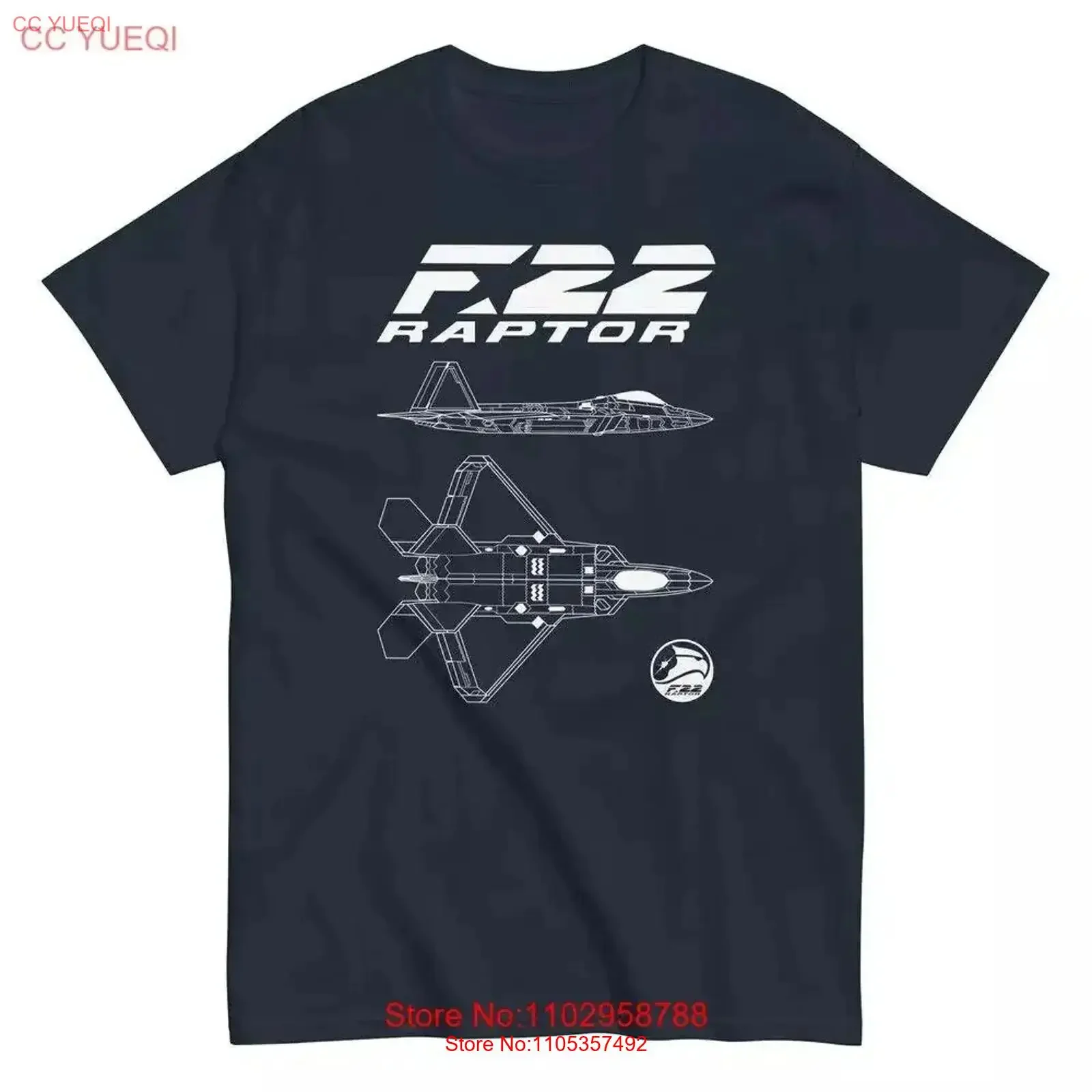 F 22 Raptor American Fighter Jet Clean Design T Shirt vintage Washed streetwear Breathable Slightly Stylish Stretched