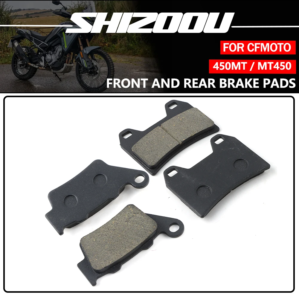 Motorrad Bremsbeläge Vorne Hinten Pad Disc Bremsbeläge Für CFMOTO 450MT 450MT MT450 Zubehör