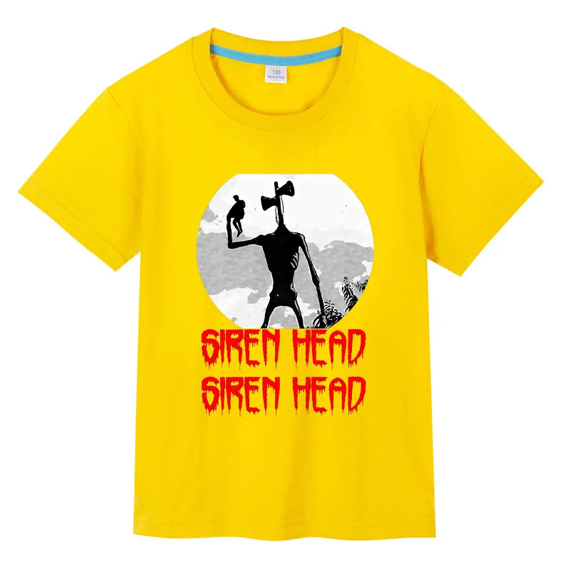 Child Siren Head tshirt Sirenhead Short Sleeve Boys Girls T-Shirt Siren Head fan scp Print Kids Cotton t-shirt Tops gift