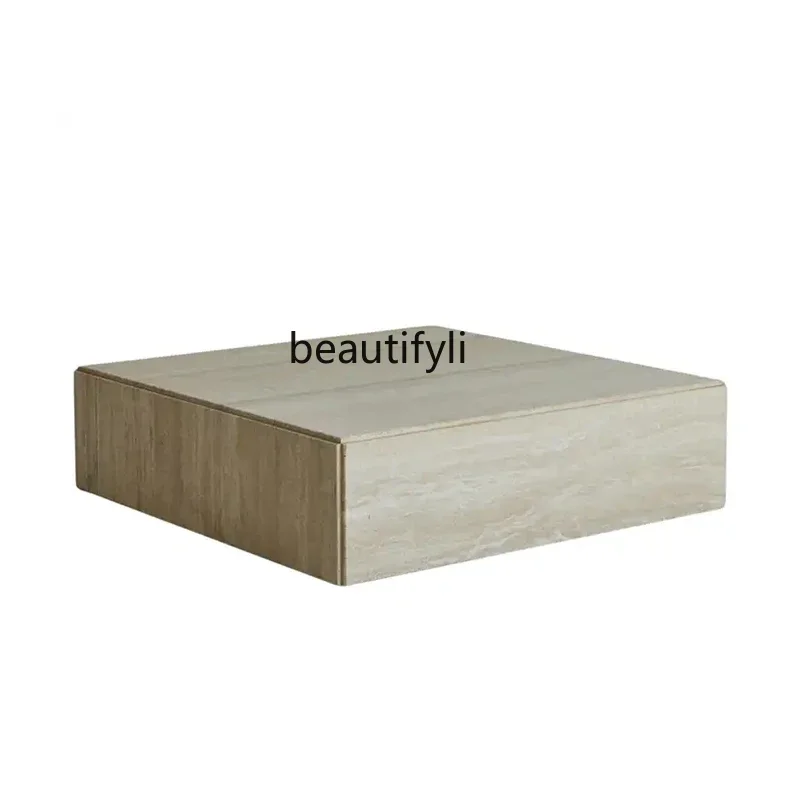 

ss1001 Living room, coffee table, marble, travertine