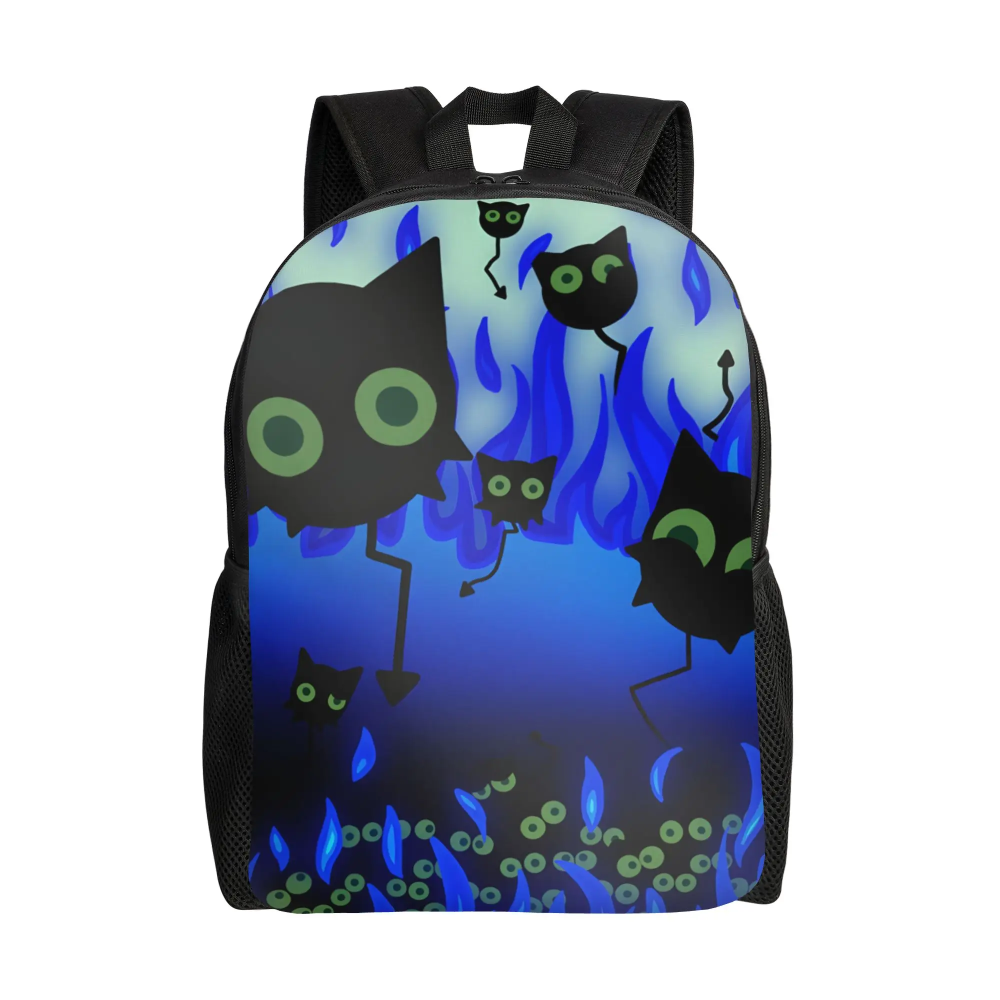 

1Piece Kuro Cat New School Year Schoolbag Blue Exorcist Teenager Backpack