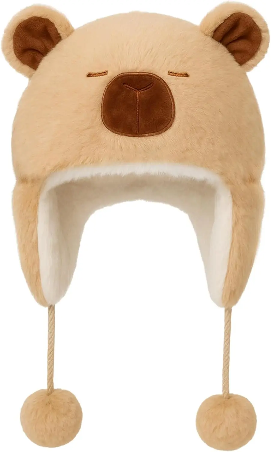 

Funny Animal Hat with Moving Ears Pop Up Plush Cap for Kids Holiday Cosplay Gift