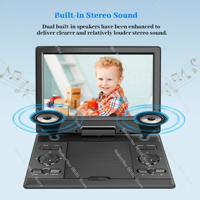 

Portable DVD Player Full Format Mobile High Definition Long Life DVD Player Home