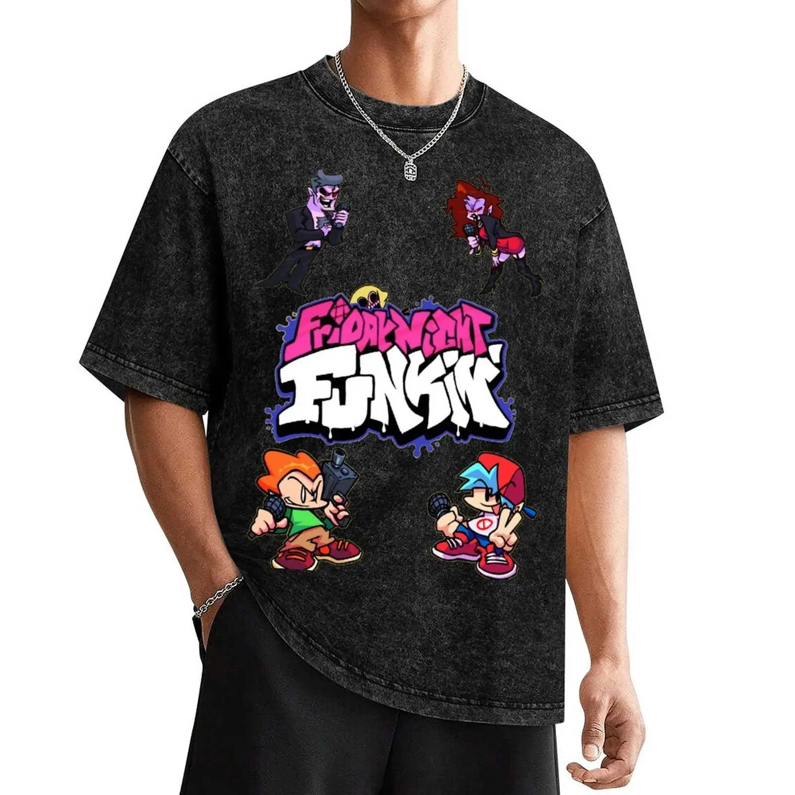 

The Friday Night Funkin Crew T-Shirt anime korean fashion anime t shirts sweat shirts, men