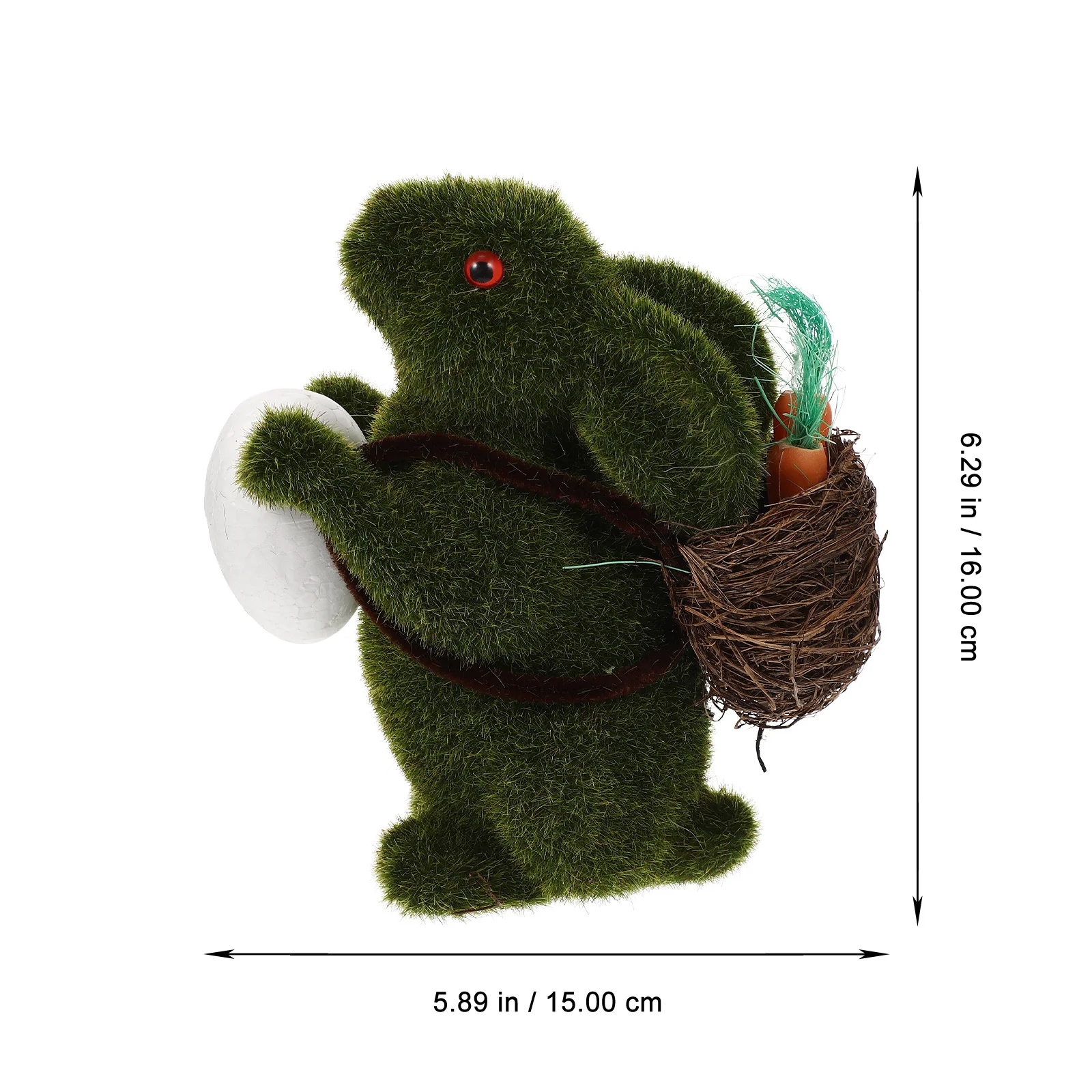 

1pc Rabbit For Home Office Garden Decor Easter Bunny Decoration Desktop Statue Ornament Small Animal Craft Garden Statue