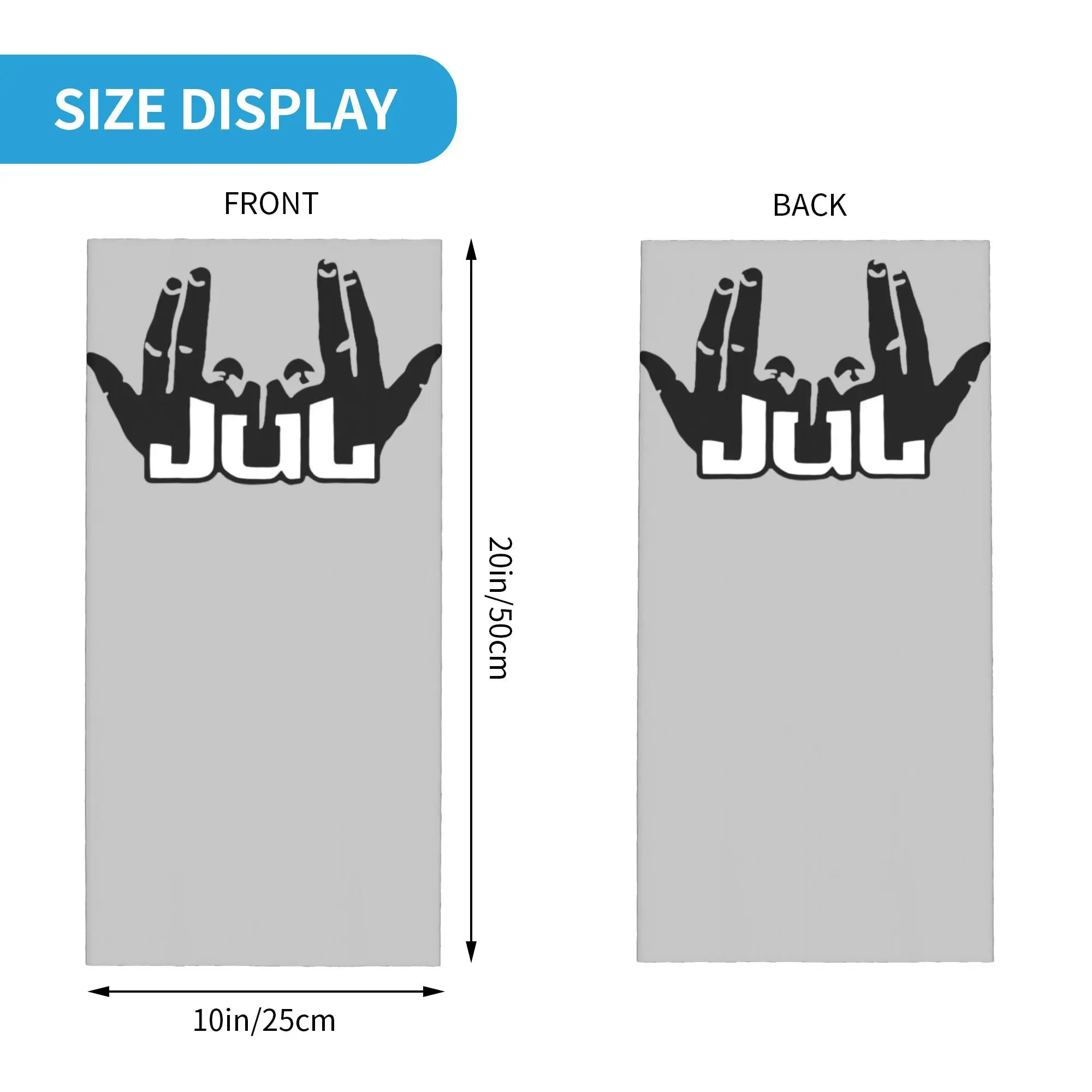 Jul sign 2 バンダナネックゲートルプリントマスクスカーフ多機能ヘッドバンドランニング男性女性大人防風