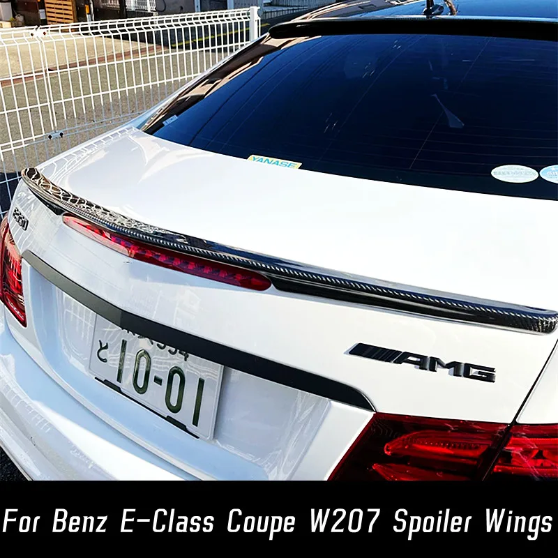 

For 2008-2015 Mercedes Benz E-Class W207 C207 2Door Coupe E200 E550 E300 E350 Rear Trunk Lid Boot Ducktail Lip Car Spoiler Wings