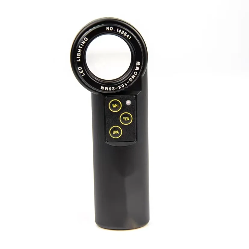 Handheld 10X Magnifying Glass for Jade Inspection