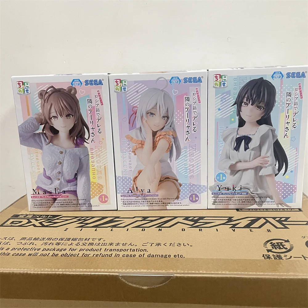 Anime Figure Original Sega Alya Sometimes Hides Her Feelings in Russian ROSHIDERE CHOKONOSE PM FIGURE YUKI MASHA A-LYA P PVC Toy