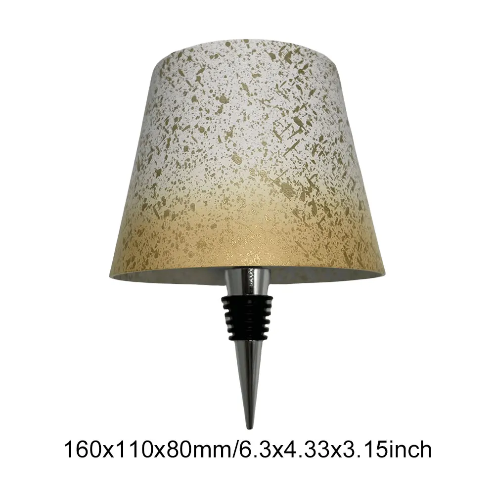 Lampe LED en Forme de Bouteille de Vin sans Fil, Contrôle Tactile, Portable, pour Table à Manger, Veilleuse RVB, Décoration de Chambre