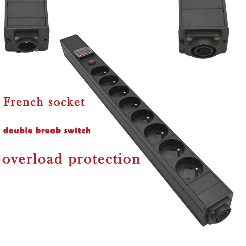 

Французская розетка PDU, авиационная вилка 2-9AC SAC3MPX SAC3FPX, входной выход с двойным выключателем, без удлинительного кабеля