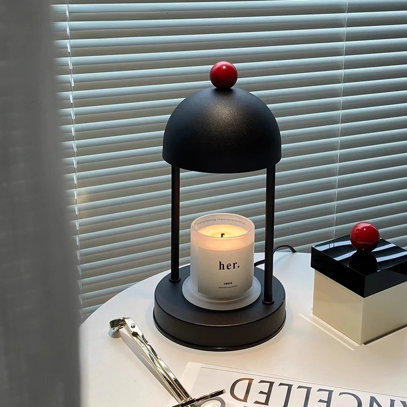 

Simple Bedroom Lamp with Timer Dimming Melting Wax Bedside Creative Nordic Nightlight Living Room Small Ornaments Funny Gifts
