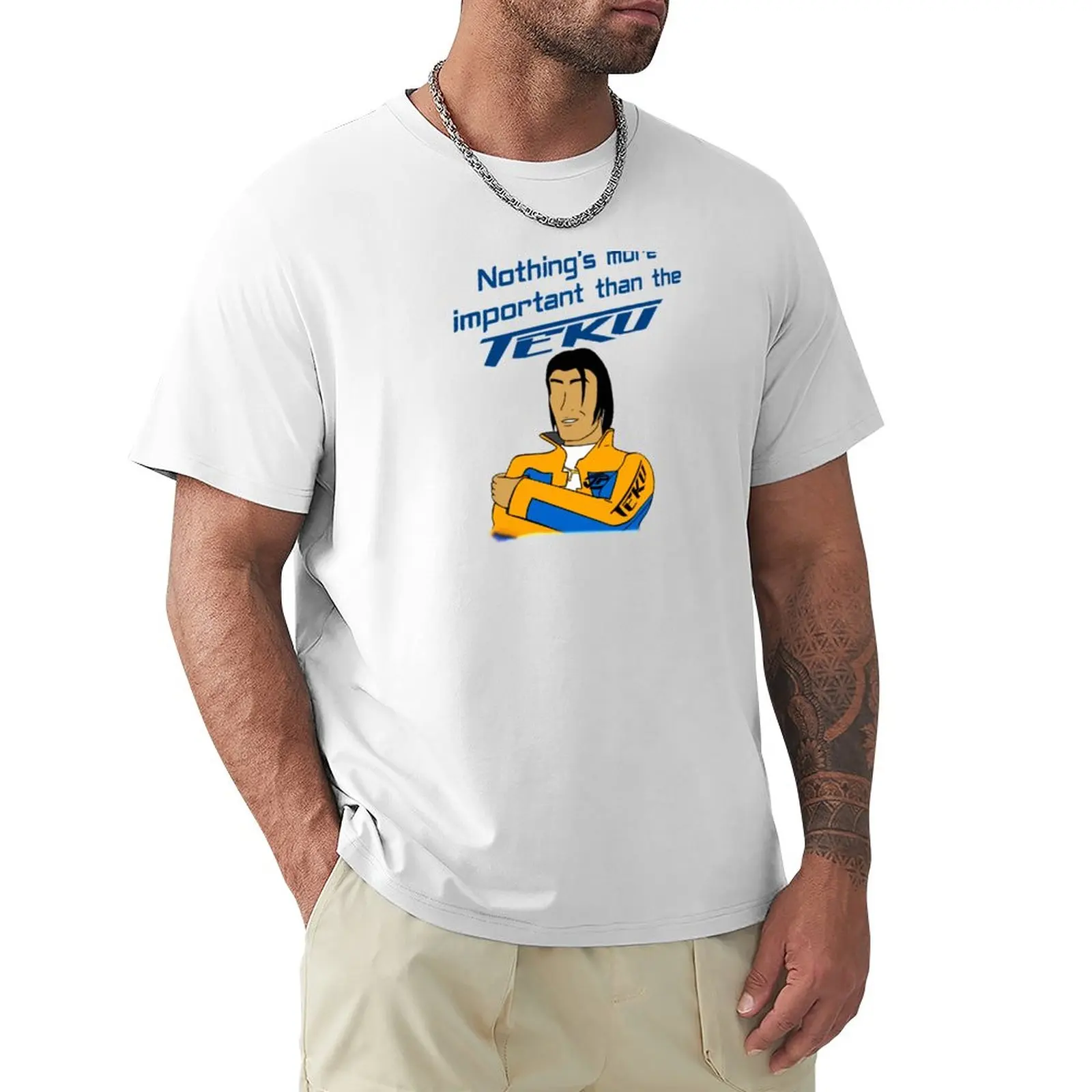 Nolo Pasaro - Nothing's more important than the Teku T-Shirt man clothes quick drying T-Shirt men