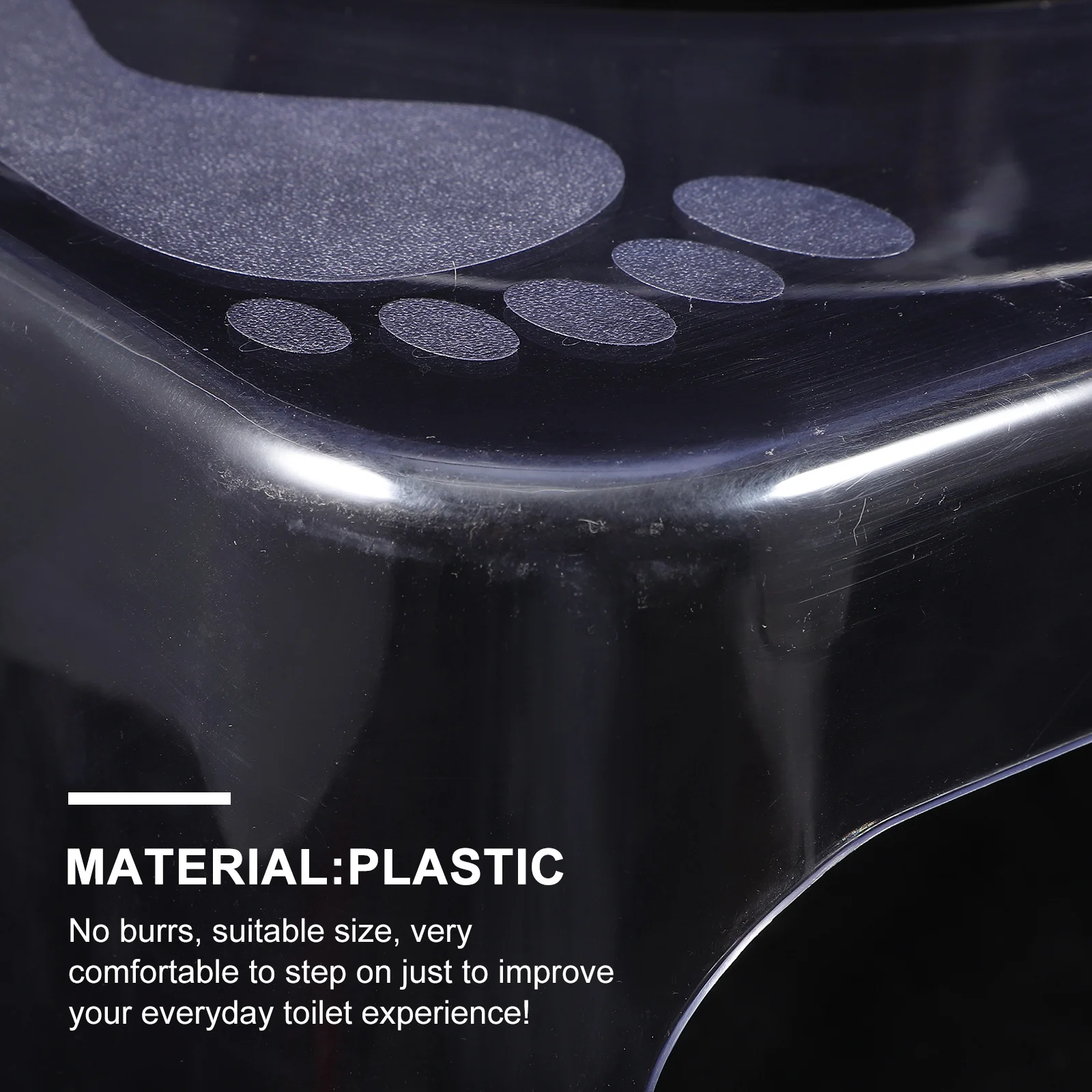 مقعد مرحاض ممتاز للأطفال والكبار، مسند قدم حمام غير قابل للانزلاق لسهولة التدريب على استخدام المرحاض والاستخدام المريح #4