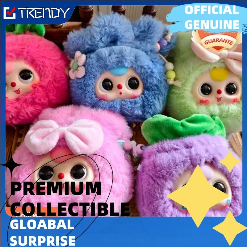 Genuine Baby Three Lucky Bag Series Blind Box — очаровательная плюшевая кукла-подвеска, мягкая коллекционная игрушка, модный декоративный шарм