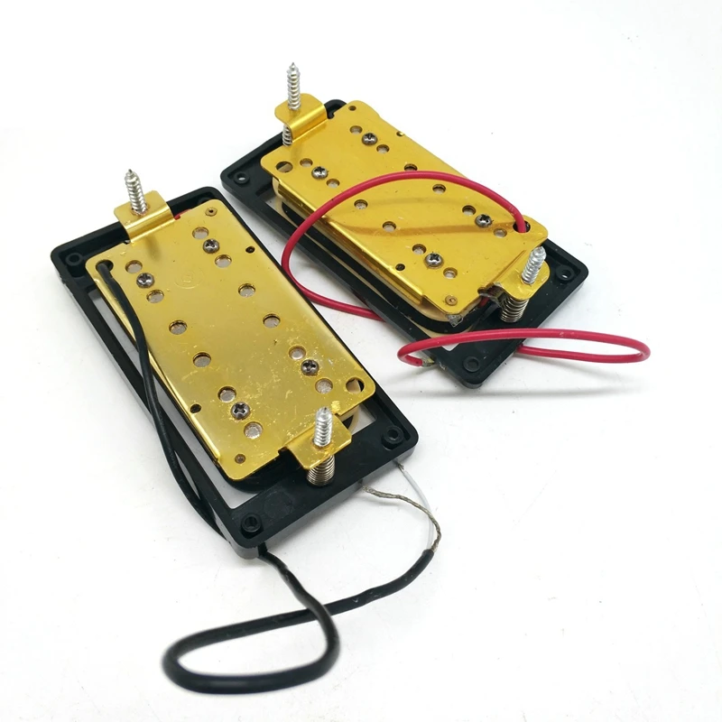 2Pcs Electric Guitar Pickups 50/52 Zebra Faced Humbucker Double Coil Electric Guitar Pickups