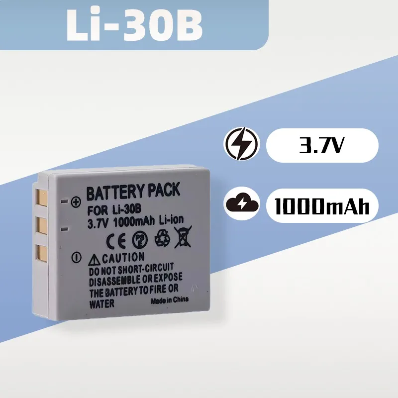 

3,7 В 1000 мАч Li-30B аккумулятор для камеры, аккумуляторная батарея для камеры Olympus CCD u-mini, miniDigitalS Camera