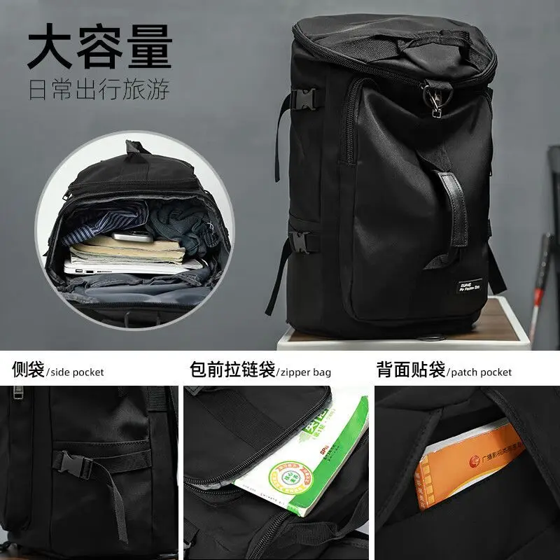 Sac de voyage, grande capacité, sac à dos de voyage d'affaires pour courtes distances, sac à dos pour hommes, sac à bandoulière, bagage de sport