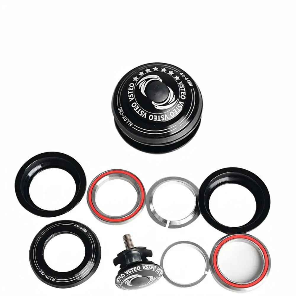 Precision Bike Headset For VSTEO MTB Road Bicycle 42mm 52mm 44 55 56mm Tapered Straight Fork Steering Sealed Bearing System